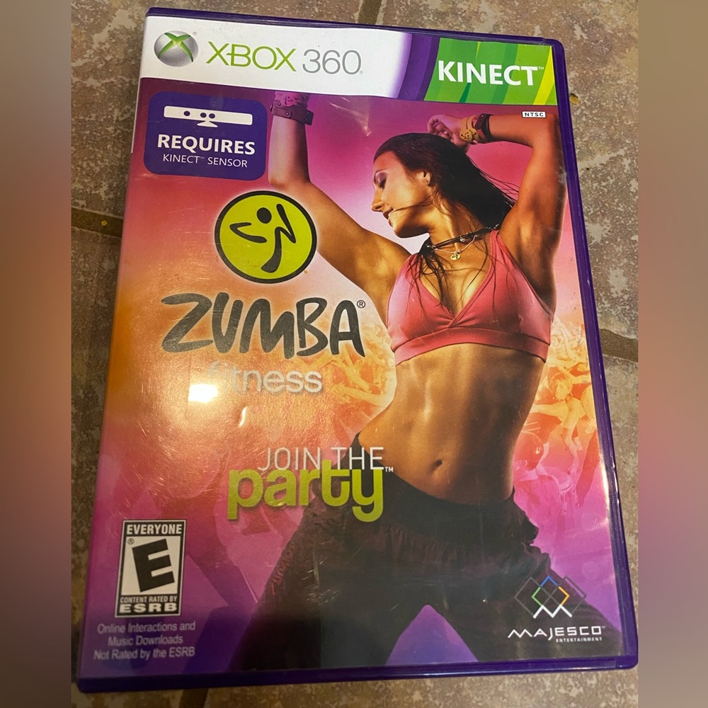 EUC XBOX 360 Zumba Fitness